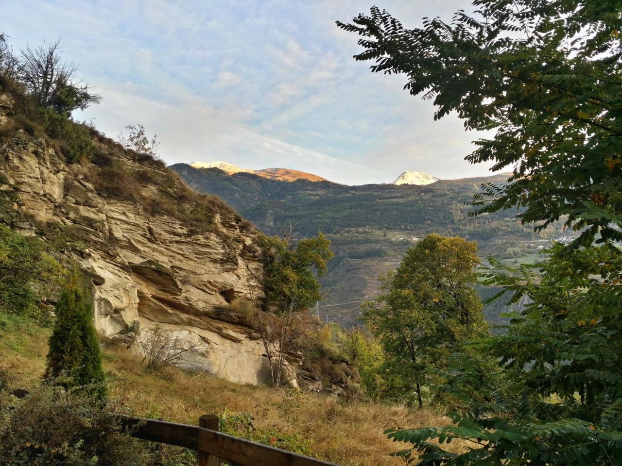 Ferienwohnung Il Rifugio Della Volpe Introd Exterior foto